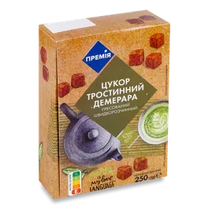 Цукор «Премія»® Демерара тростинний коричневий пресований - Photo 1