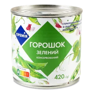 Горошок «Премія»® зелений консервований - Photo 1