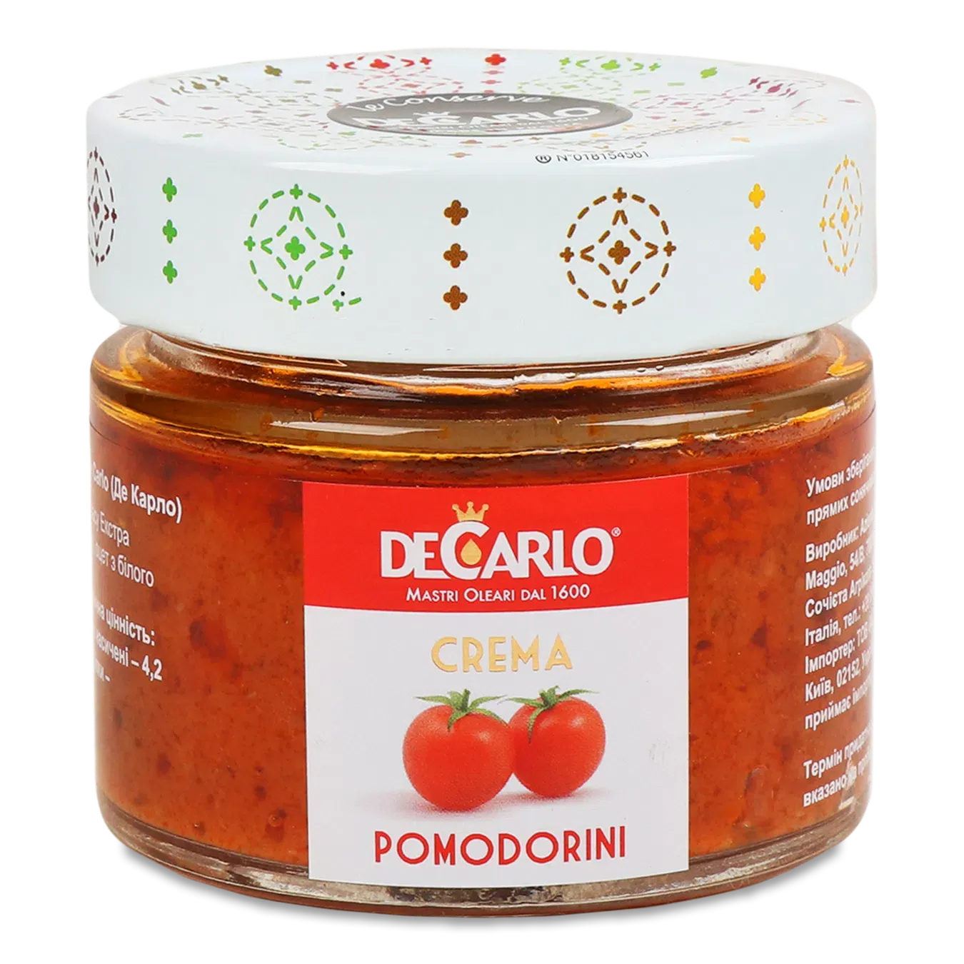 Крем-брускетта DeCarlo із томатів черрі - Фото 1
