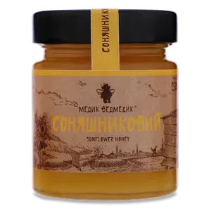 Мед Лавка традицій «Медик Ведмедик» соняшниковий - Фото 1