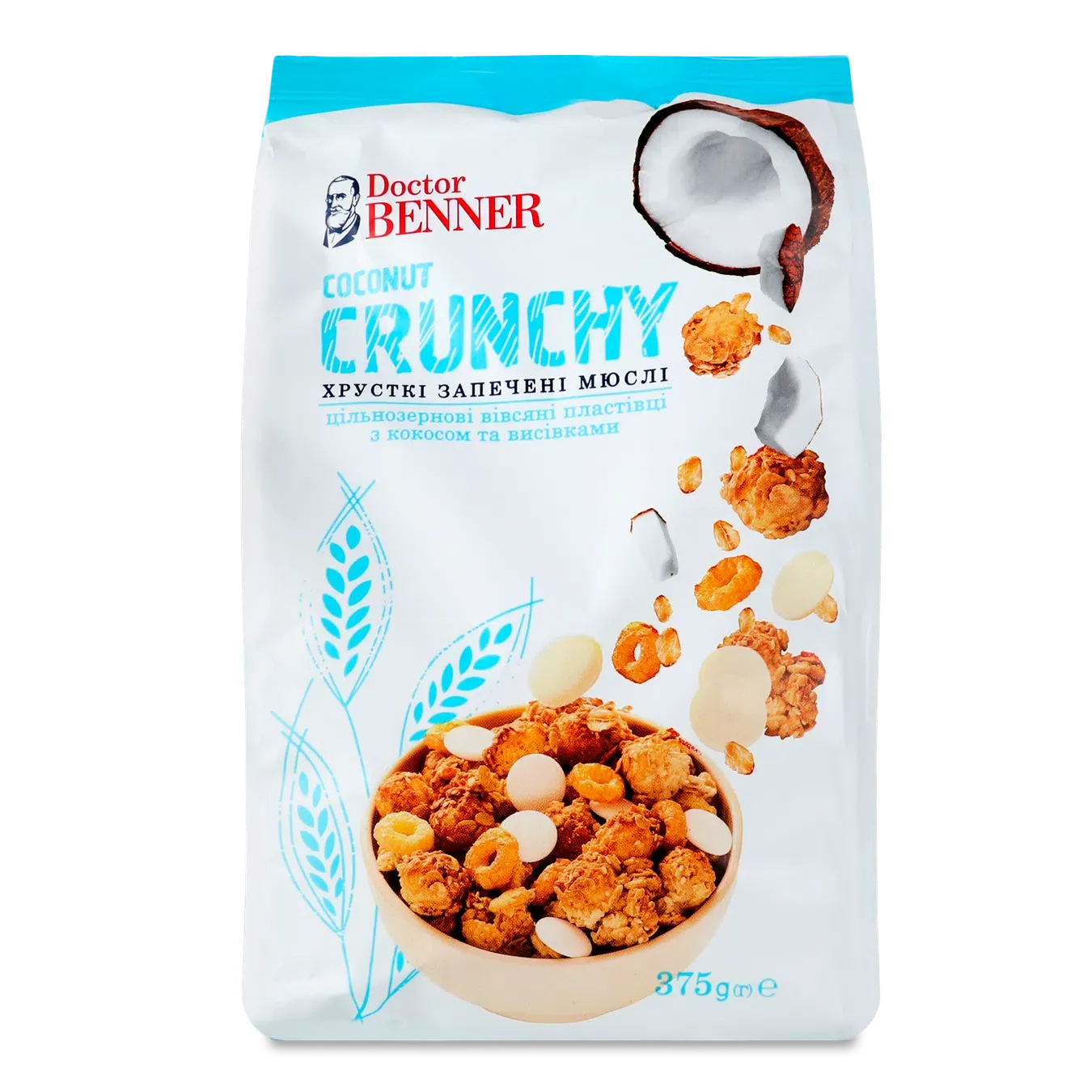 Кранчі Doctor Benner кокосові - Фото 1