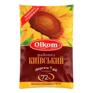 Майонез Olkom «Київський» 72% п/е - Photo 1