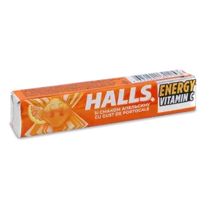 Льодяники Halls зі смаком апельсина - Photo 1