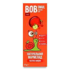Мармелад Bob Snail натуральний яблуко-вишня - Photo 1