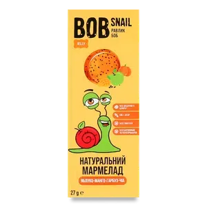 Мармелад Bob Snail яблуко-манго-гарбуз-чіа - Photo 1
