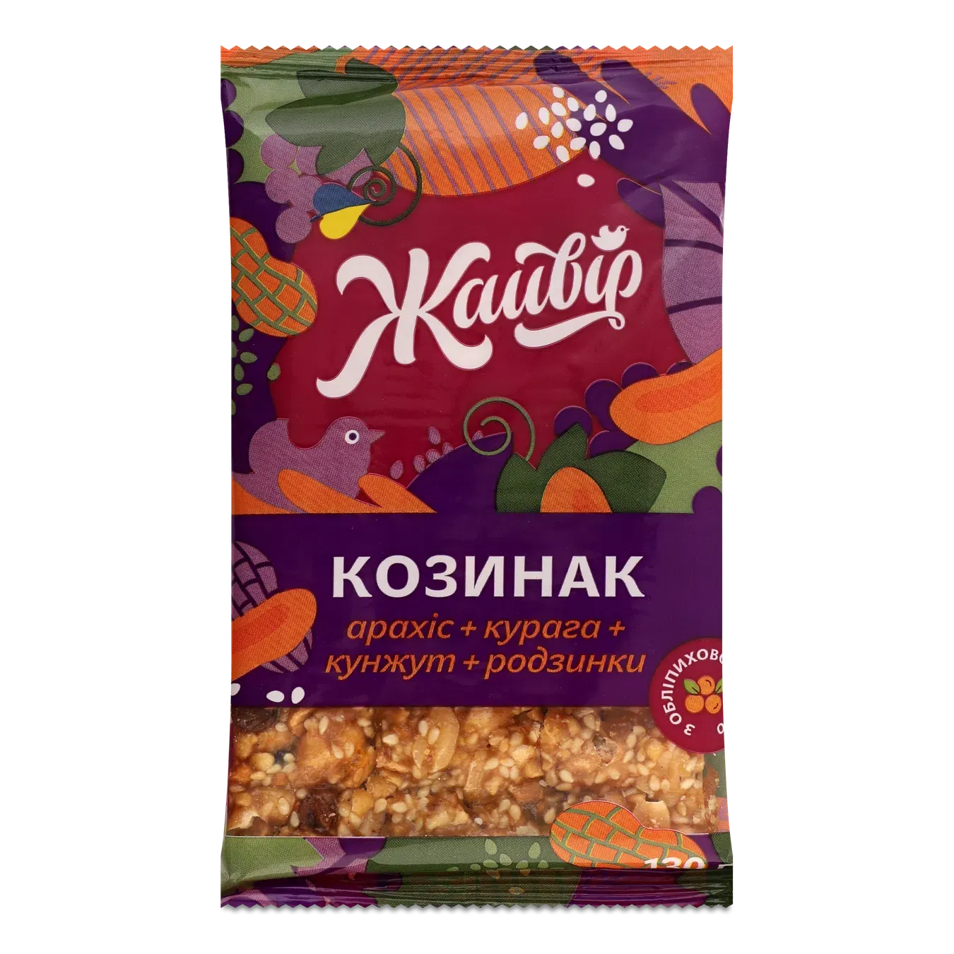 Козинак «Жайвір» асорті фруктово-горіховий - Фото 1