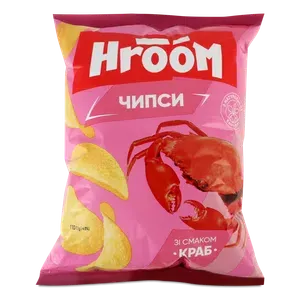 Чипси Hroom! зі смаком краба - Photo 1
