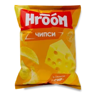 Чипси Hroom! зі смаком сиру - Photo 1