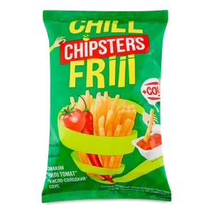 Соломка Chipster's з картоплі зі смаком чилі та томату з кисло-солодким соусом - Photo 1