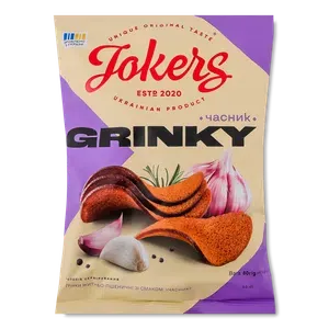 Грінки Jokers житньо-пшеничні зі смаком часнику - Photo 1