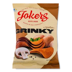 Грінки Jokers житньо-пшеничні зі смаком гриби - Photo 1