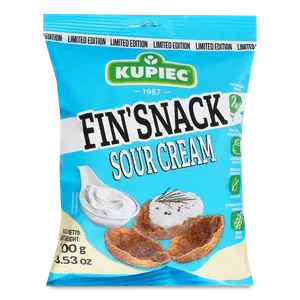 Сухарики Kupiec Fin'snack житні зі сметаною - Photo 1