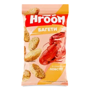 Сухарики Hroom! багетні зі смаком лобстера - Photo 1