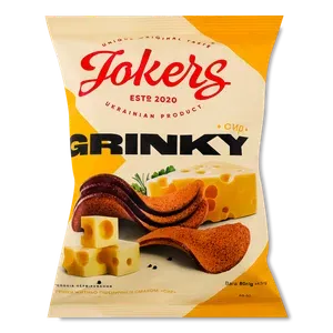 Грінки Jokers житньо-пшеничні зі смаком сиру - Photo 1