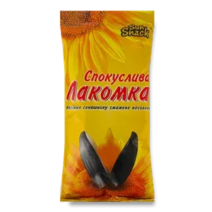 Насіння соняшникове Sun Snack Спокуслава Лаком смажене несолоне - Photo 1