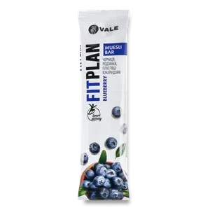 Батончик-мюслі Vale Fitness Plan з чорницею в глазурі - Photo 1