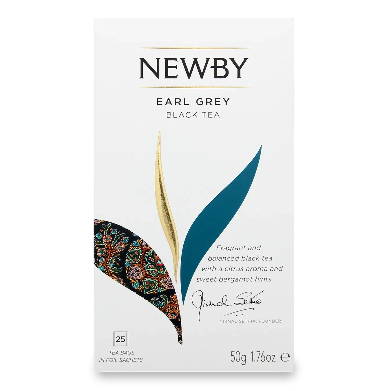Чай Newby Ерл Грей в пакетиках - Фото 1