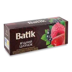 Чай чорний Batik Ягідний цілунок купажований дрібний - Photo 1