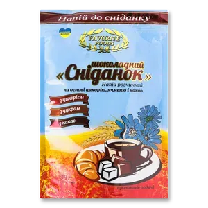 Напій Favourite Foods «Сніданок» на основі цикорію, ячменю і какао з цукром - Photo 1