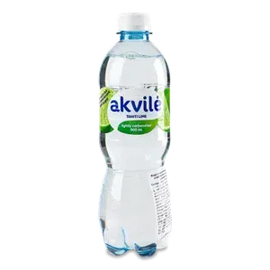 Вода столова Akvile зі смаком лайму слабогазована - Photo 1