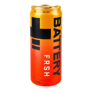 Напій енергетичний Battery Frsh безалкогольний сильногазований з/б - Photo 1