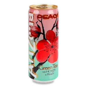 Чай холодний AriZona Green Tea Peach з/б - Photo 1