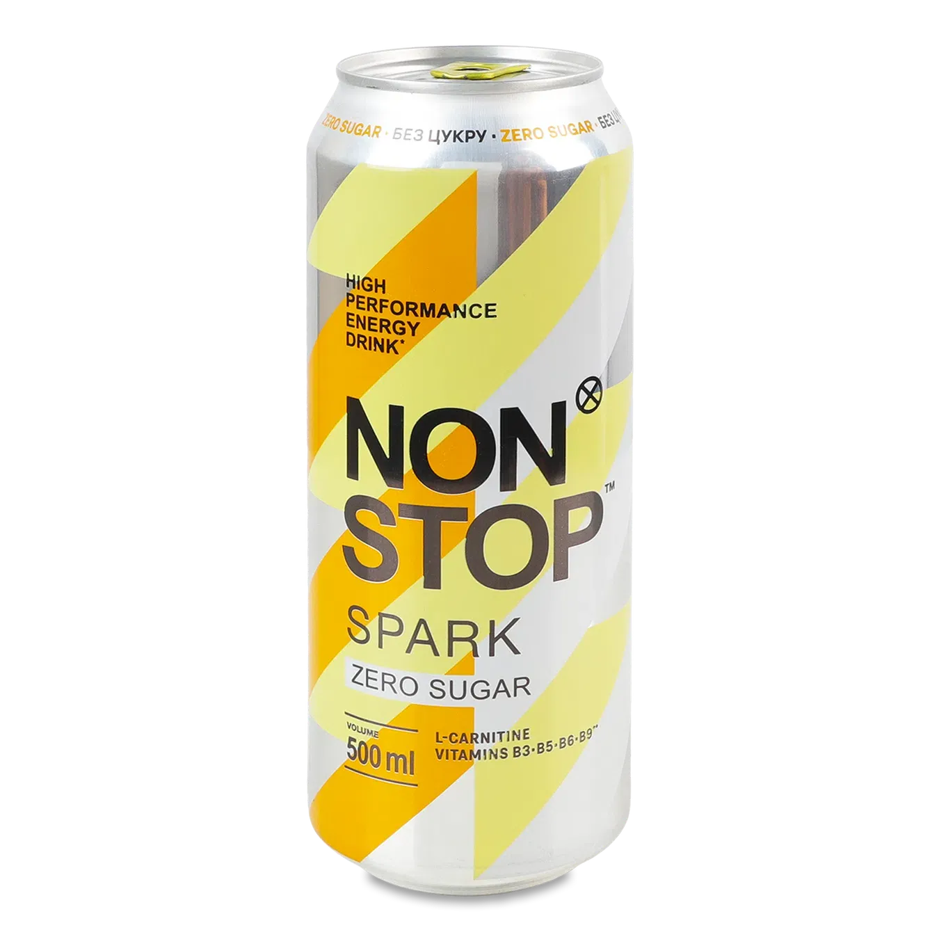 Напій енергетичний Non Stop Spark безалкольний без цукру з/б - Фото 1