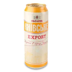 Пиво Оболонь Київське Export світле з/б - Photo 1