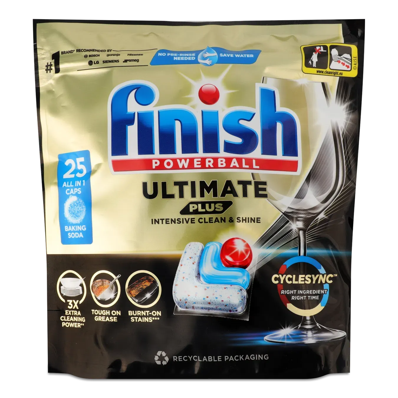 Капсули для посудомийних машин Finish Ultimate Plus All in 1 - Фото 1