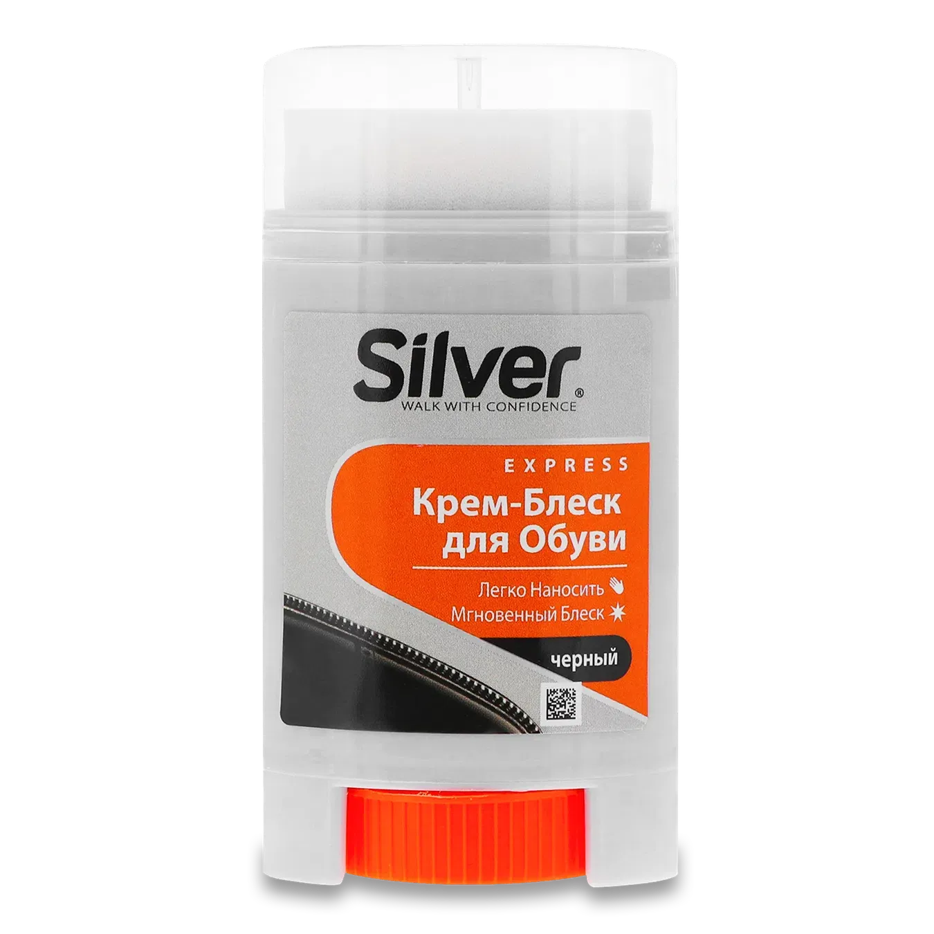 Крем-блиск для взуття Silver Comfort чорний олівець - Фото 1