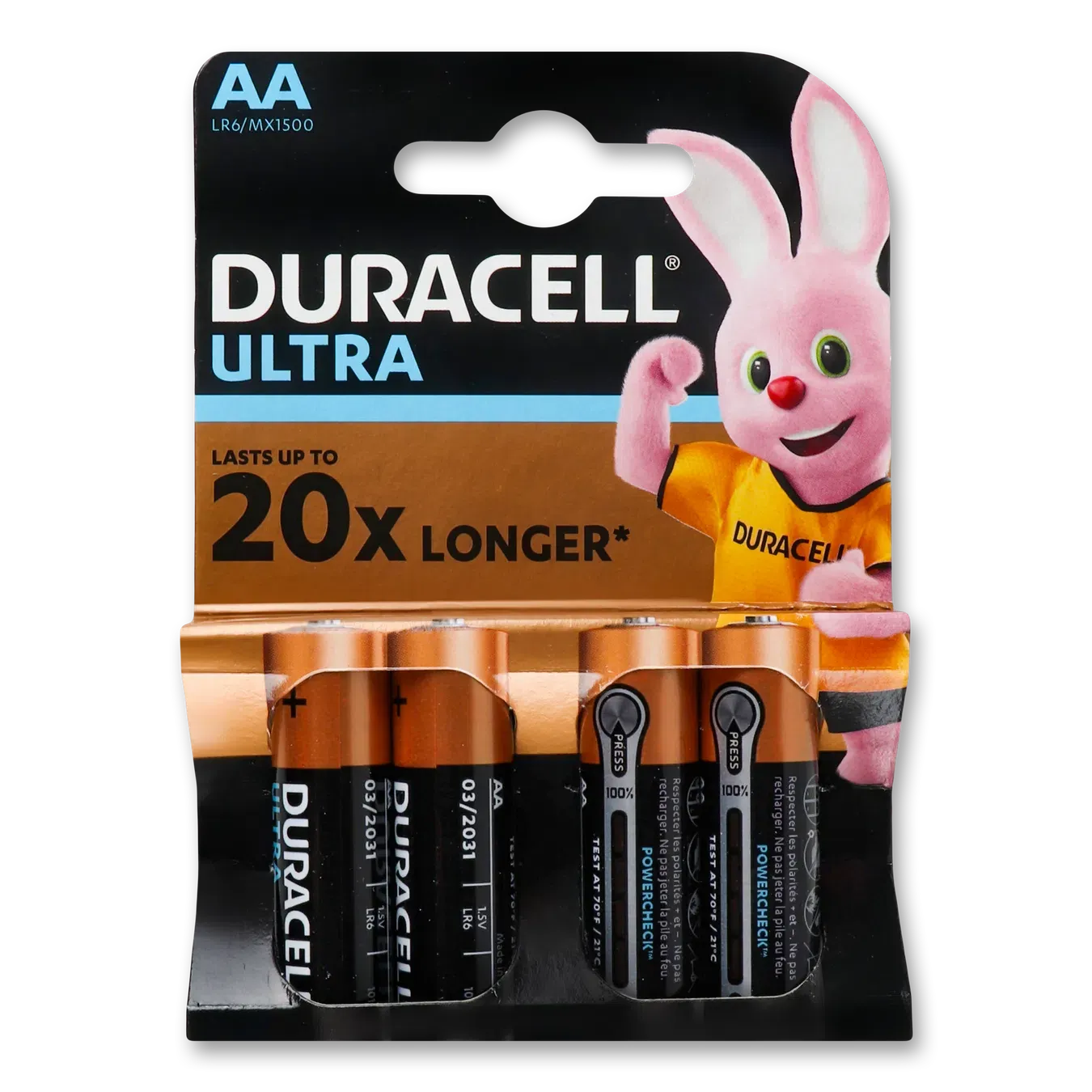 Батарейки Duracell Ultra Power AA/4 LR6 1,5 v - Фото 1