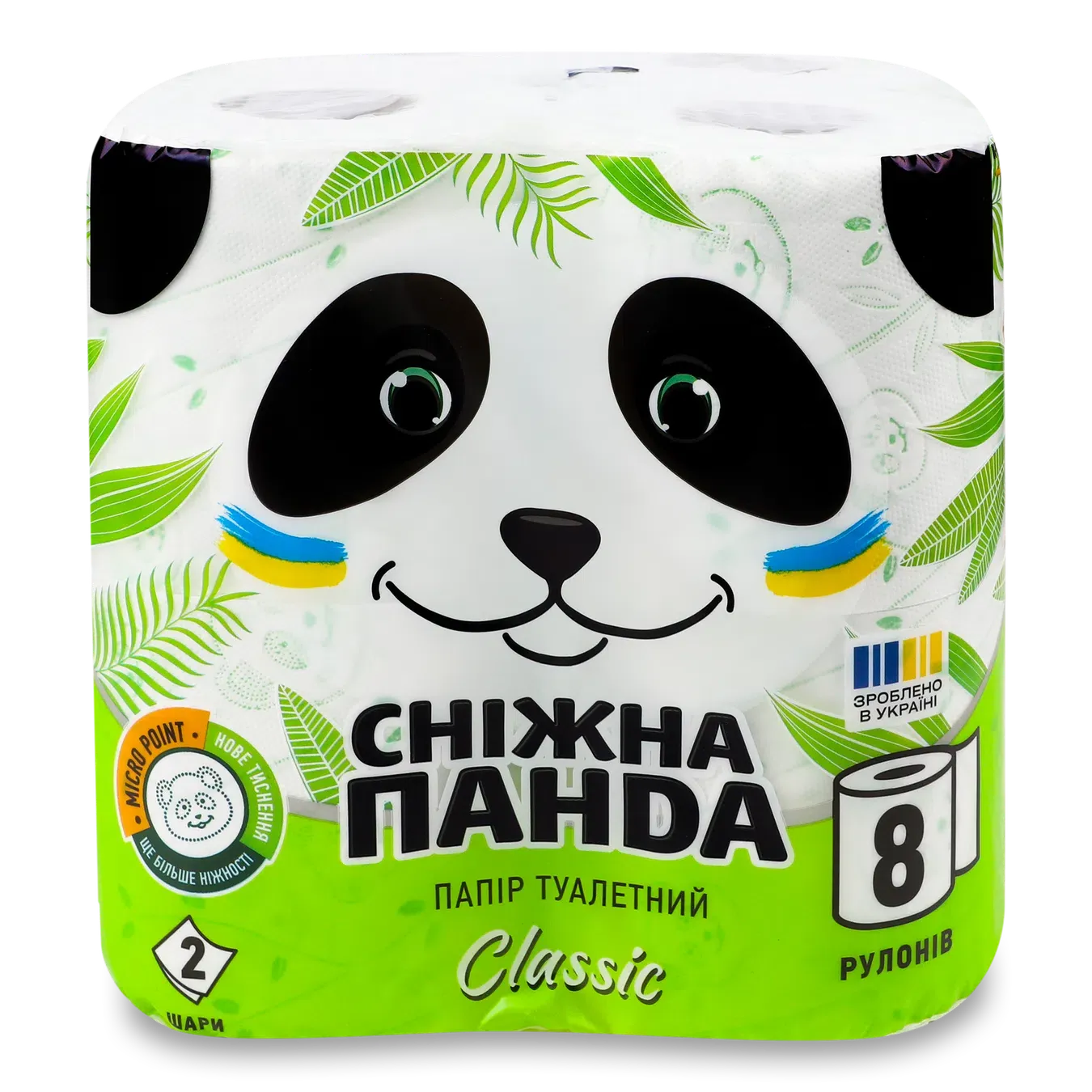 Папір туалетний «Сніжна панда» «Класік» - Фото 1