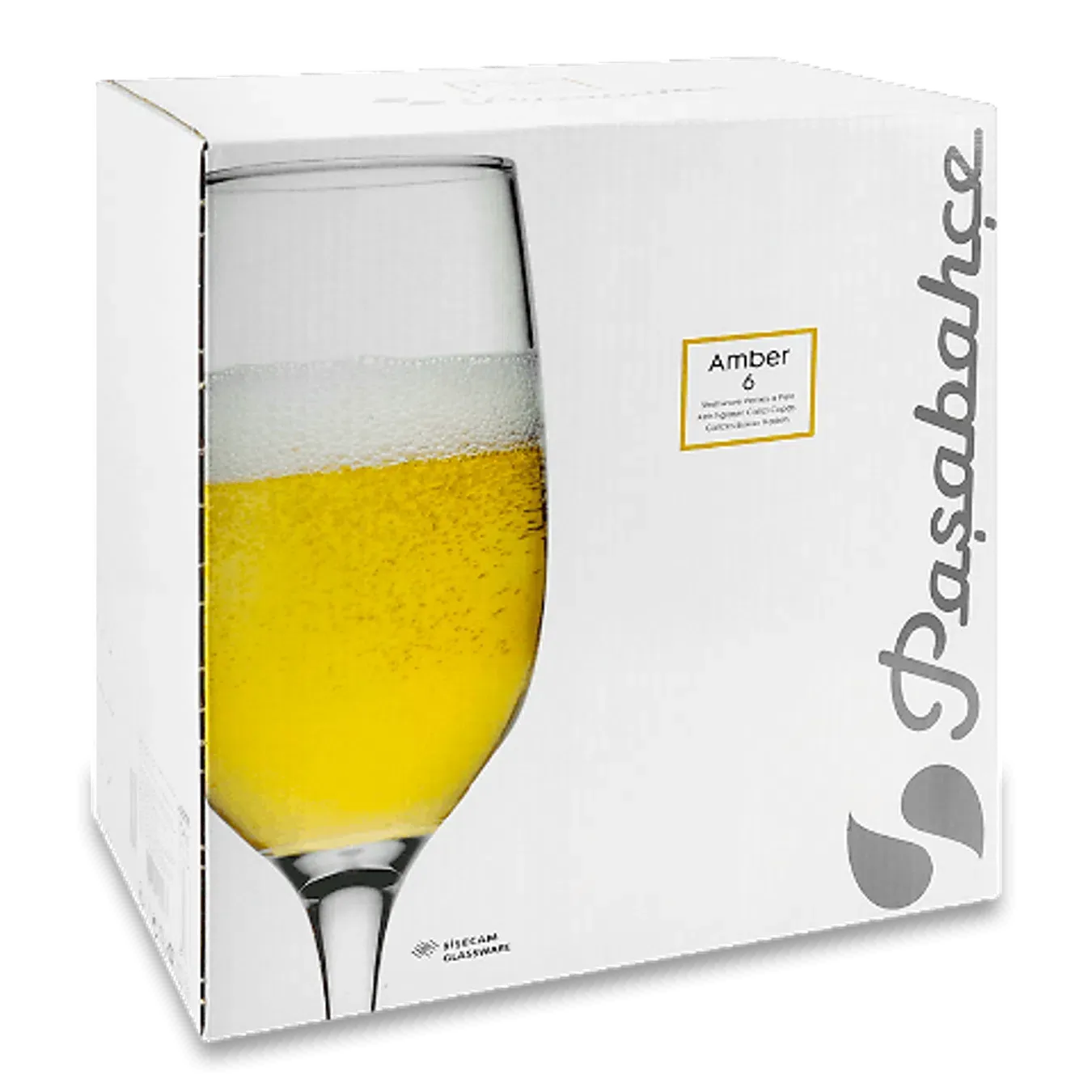 Келихи для шампанського Pasabahce Amber 200 мл - Фото 1