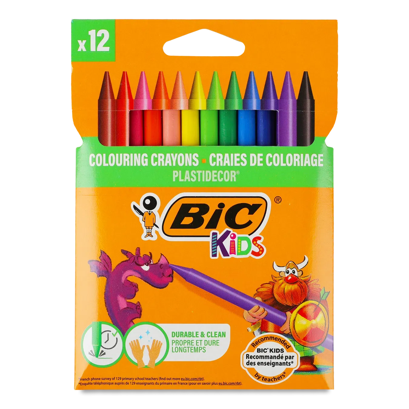 Крейда «Пластідекор» 12 кольорів - Фото 1