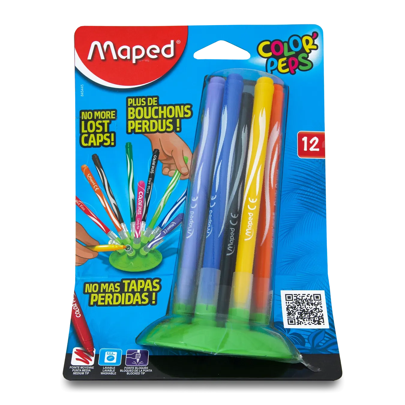 Фломастери Maped Color Peps Jungle 12 кольорів - Фото 1