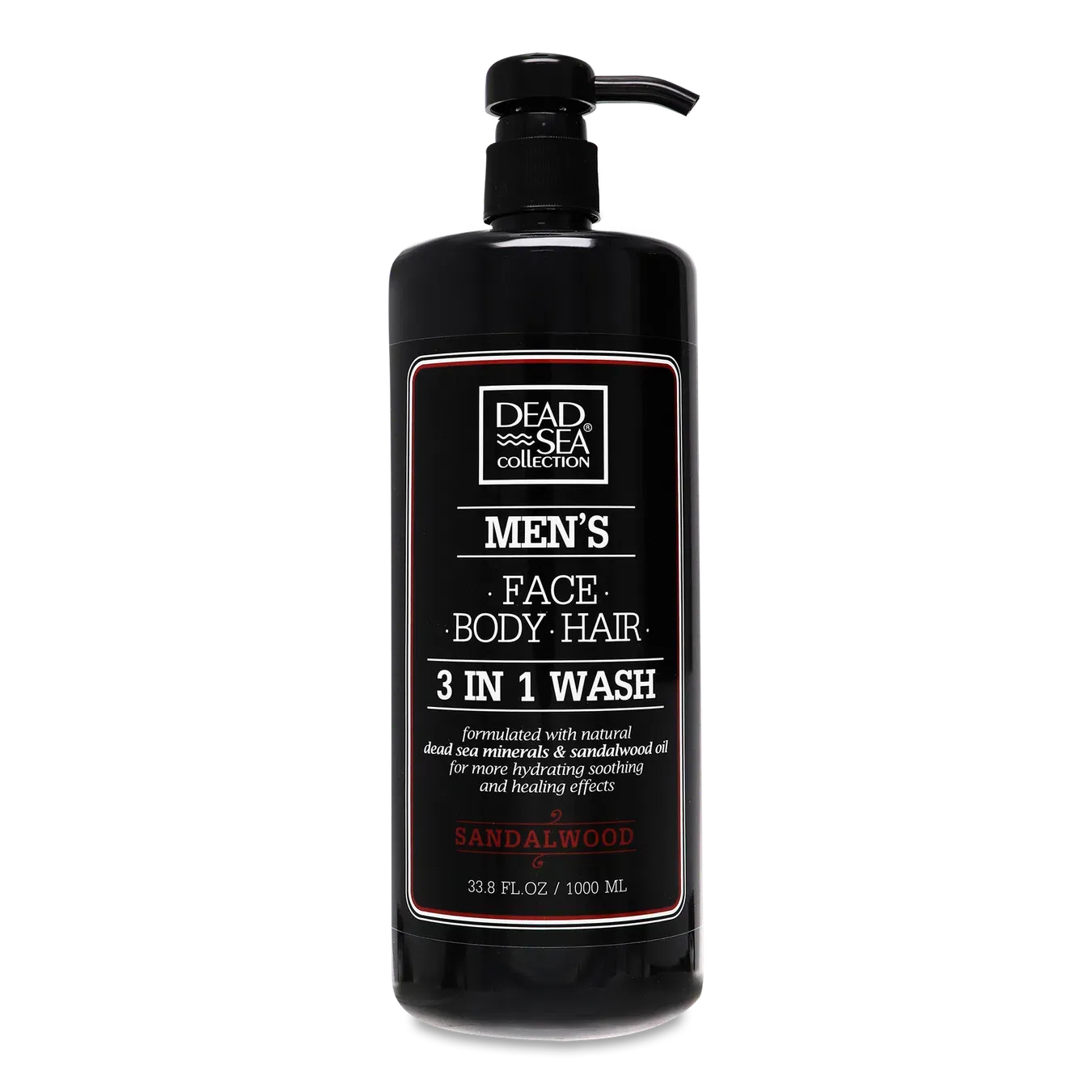 Гель для душу чоловічий Dead Sea Collection Sandalwood 3 в 1 - Фото 1