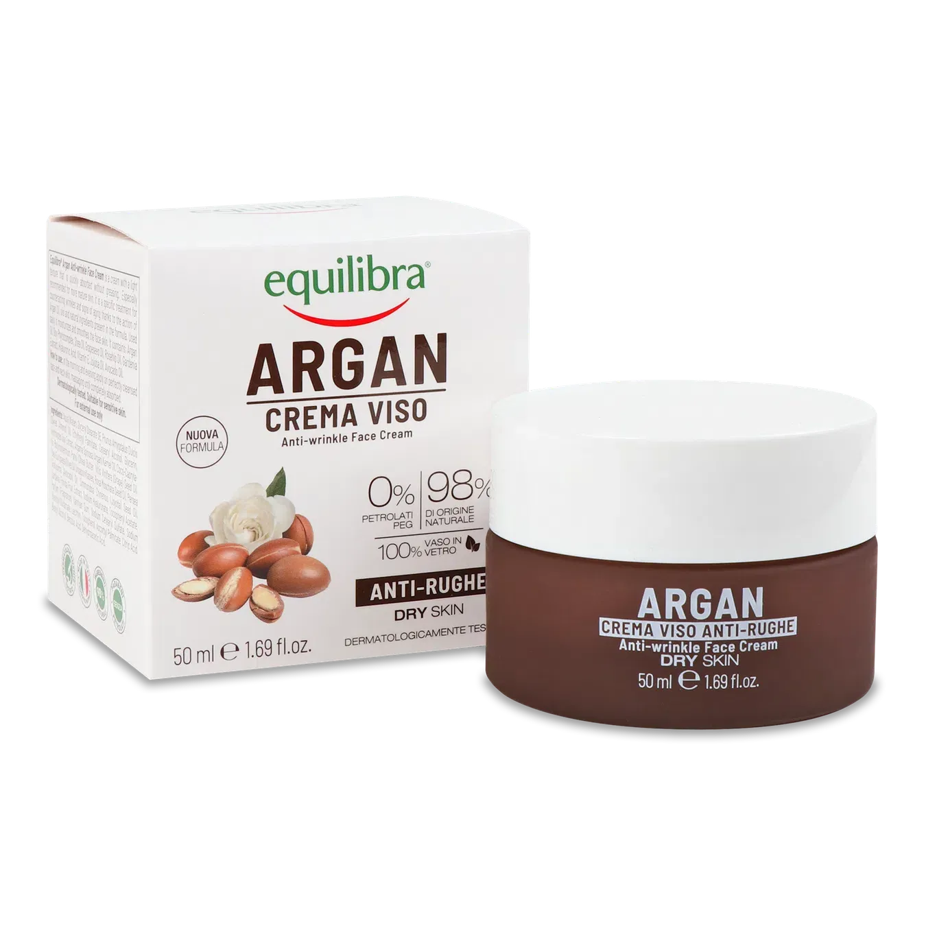 Крем для обличчя Equilibra від зморщок з аргановою олією - Фото 1