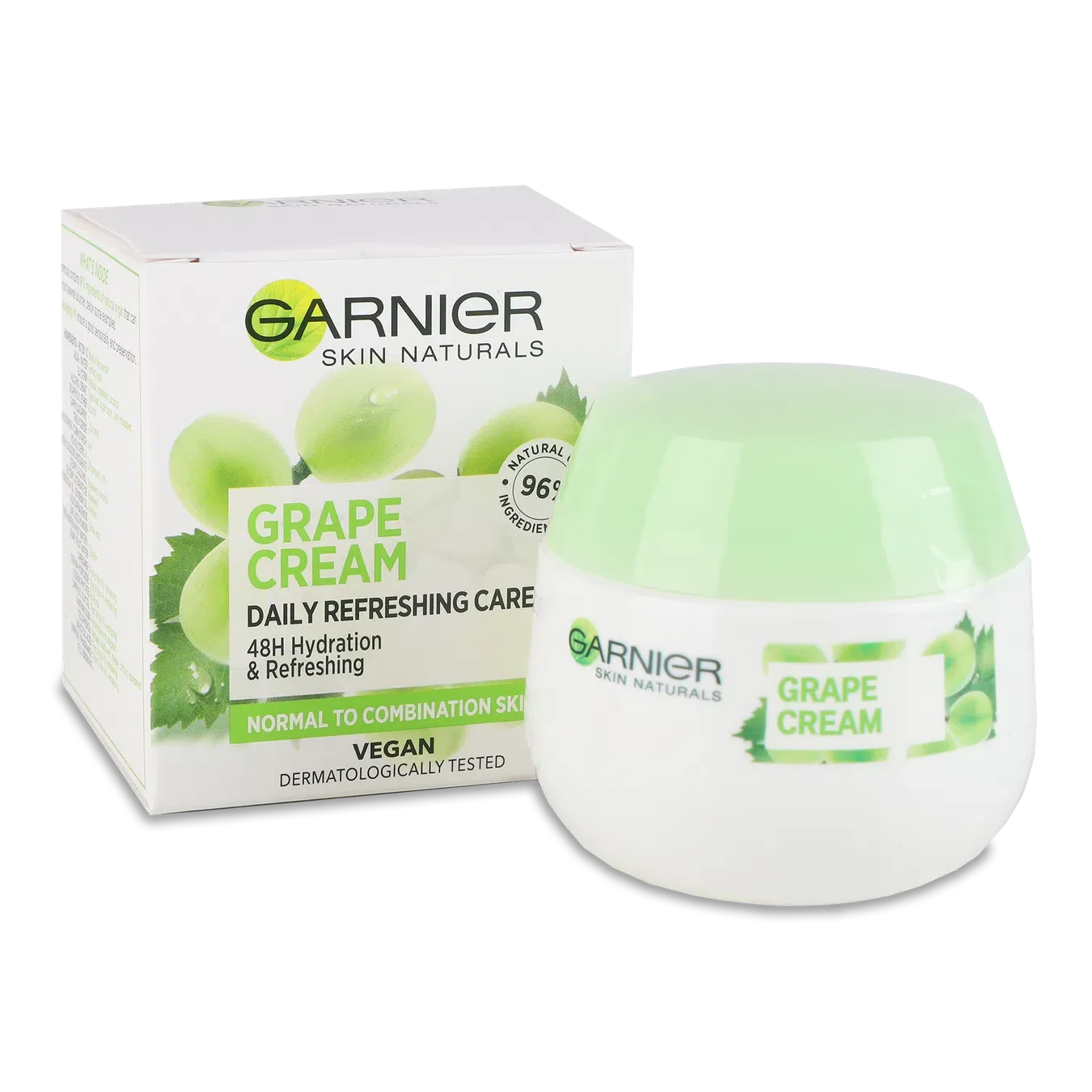 Крем для обличчя Garnier Skin Naturals з екстрактом винограду зволожуючий - Фото 1