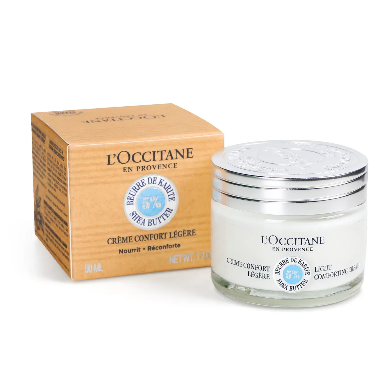 Крем для обличчя L'Occitane «Каріте» легкий - Фото 1