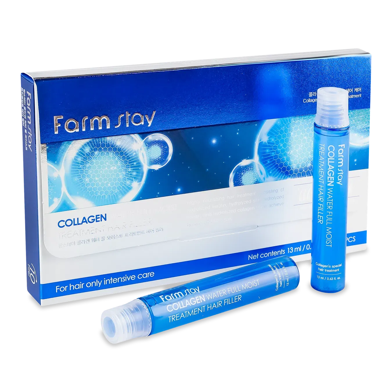 Філер для волосся Farm stay з колагеном зволожуючий - Фото 1