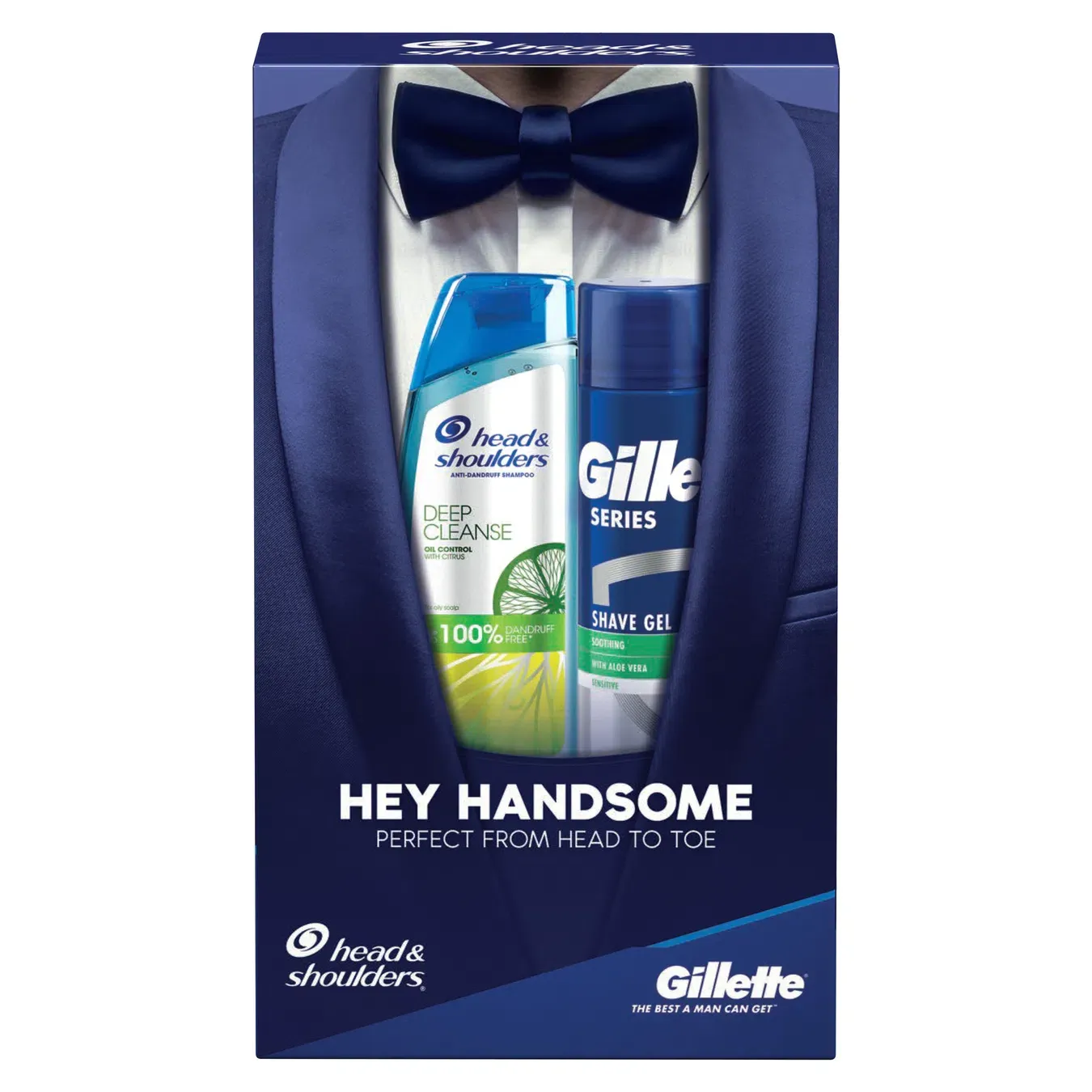 Набір шампунь Head & Shoulders Глибоке очищення 300 мл + гель для гоління Gillette Алое вера 200 мл - Фото 1