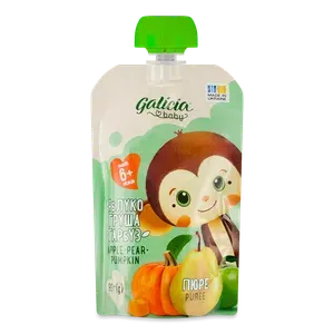 Пюре Galicia Baby яблучно-грушево-гарбузове - Photo 1