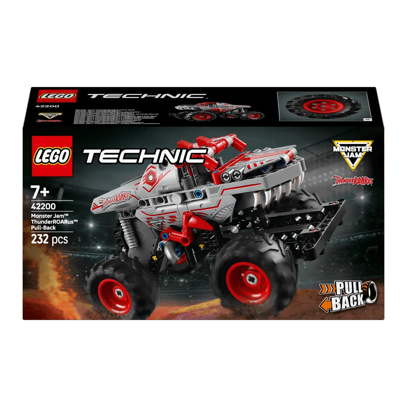 Конструктор LEGO Technic  Monster Jam ThunderROARus з інерційним двигуном 42200 - Фото 1