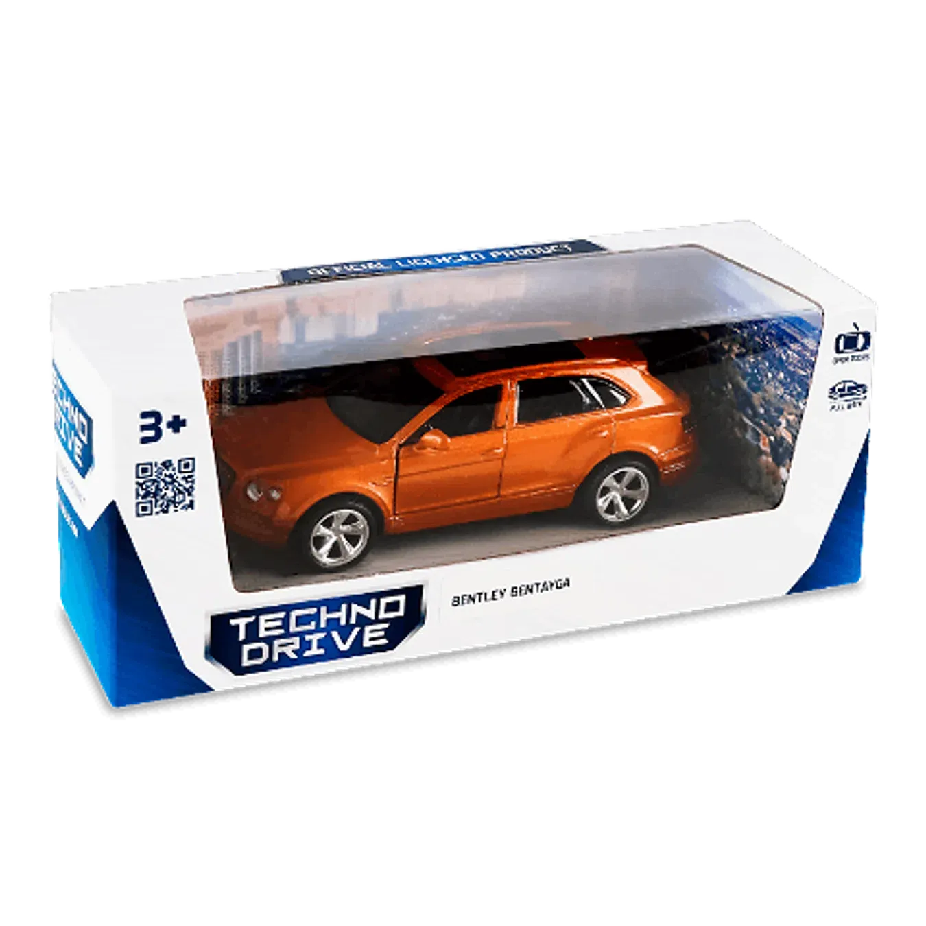 Іграшка TechnoDrive Bentley Bentayga помаранчевий - Фото 1