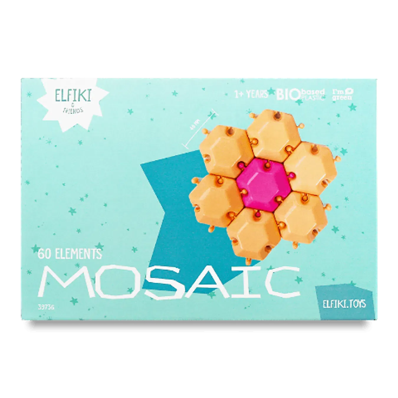 Іграшка Elfiki «Мозаїка» 60 елементів - Фото 1