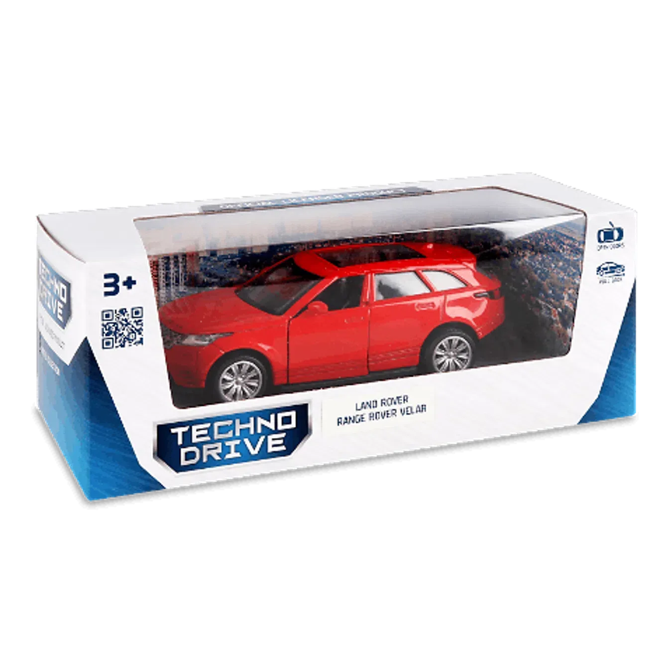 Іграшка TechnoDrive Land Rover Range Rover Velar червоний - Фото 1