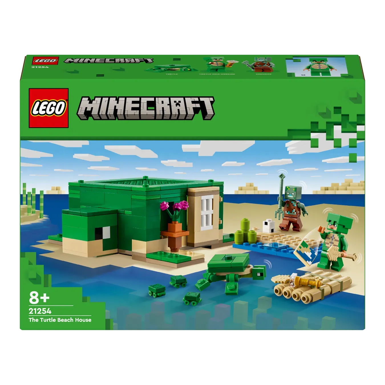 Конструктор Lego Minecraft Пляжний будинок у формі черепахи 21254 - Фото 3