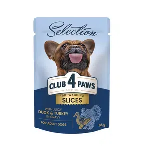 Корм для собак Club 4 Paws Selection качка-індичка в соусі - Photo 1