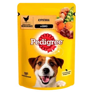 Корм для собак Pedigree з куркою та овочами в соусі - Photo 1