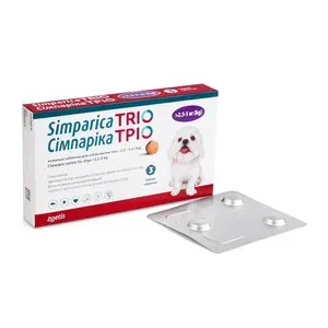 Пігулки для собак Simparica Trio 2,5-5 кг - Фото 1